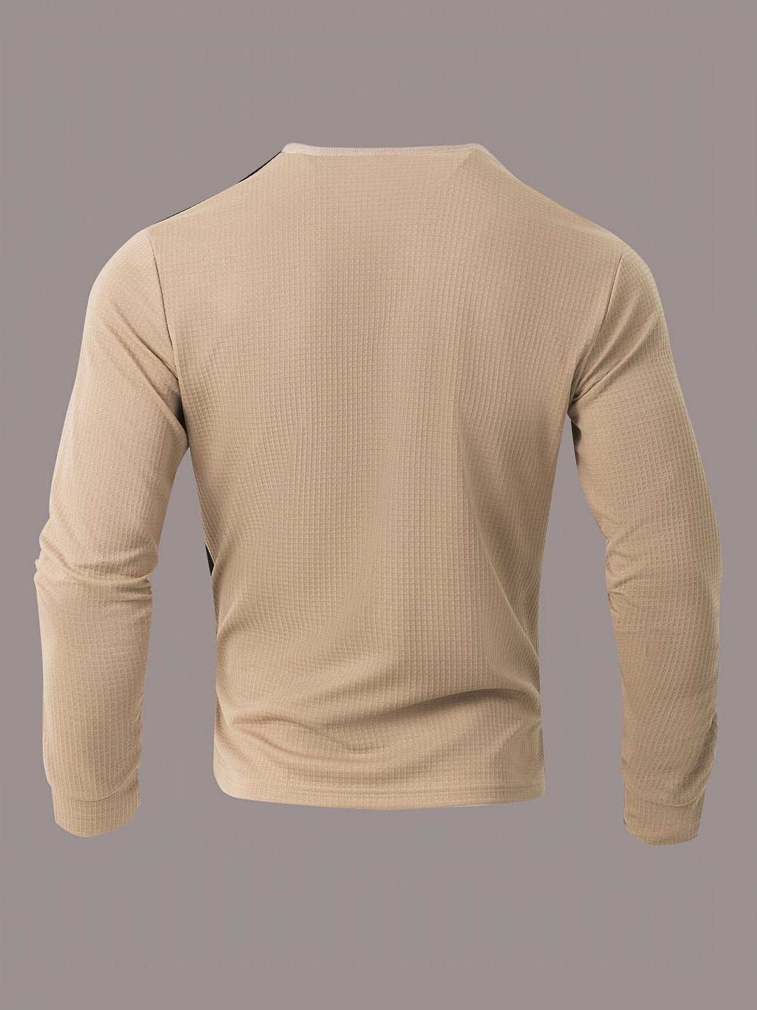 Gunther | Polera henley manga larga con textura