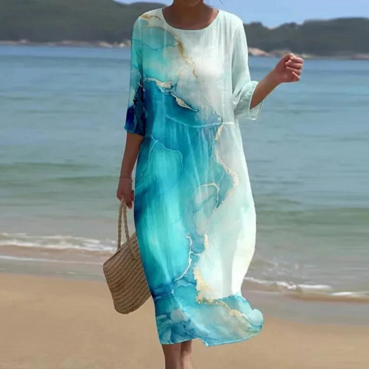 Bárbara Andrea | Vestido largo floral