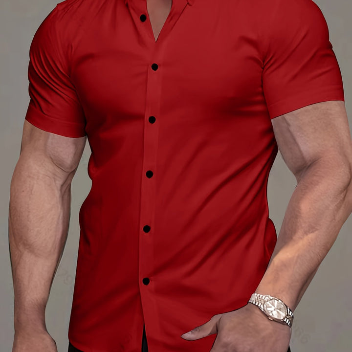 Flavio | Camisa manga corta clásica para hombre