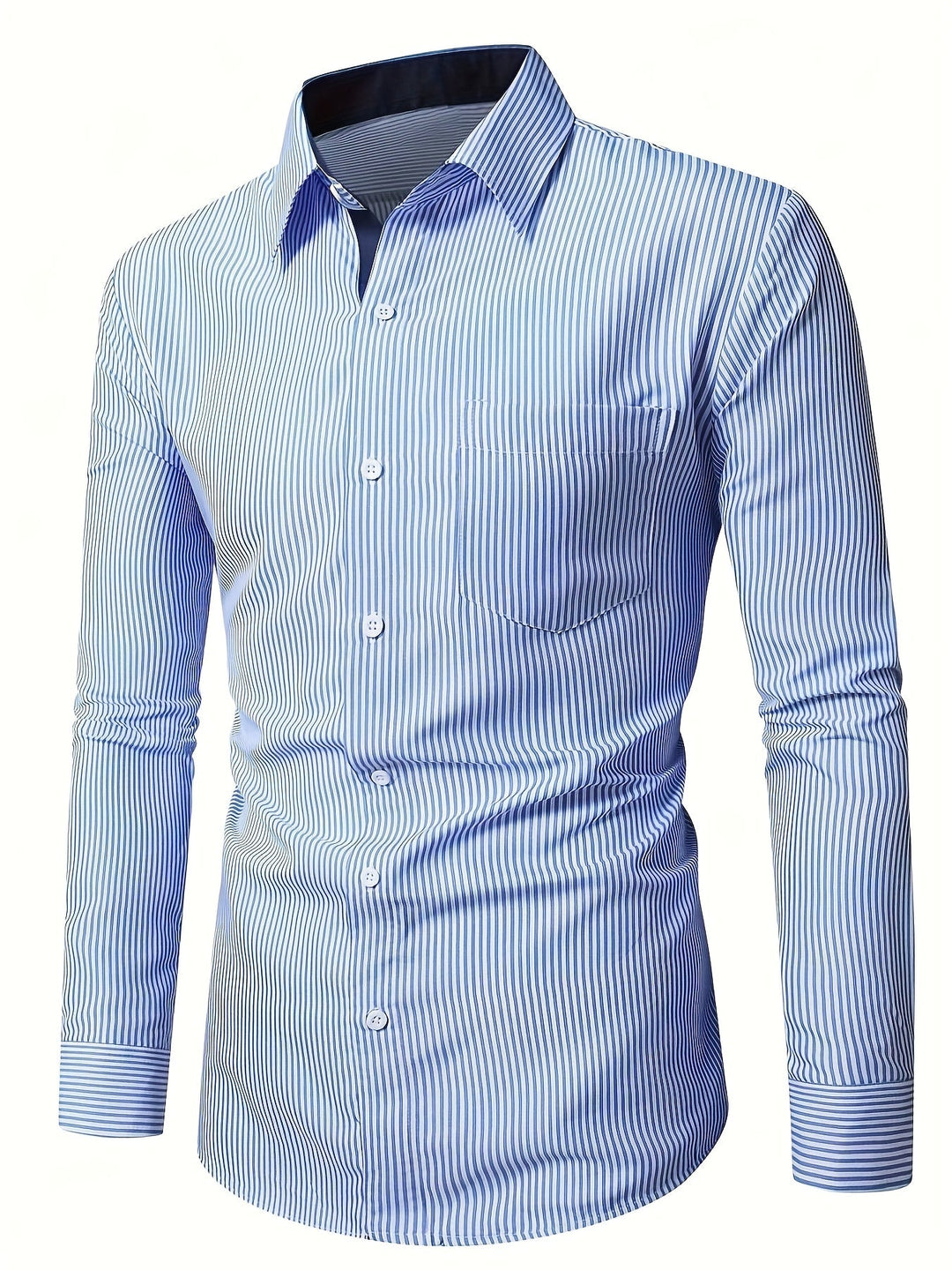 Ubaldo | Camisa de rayas manga larga
