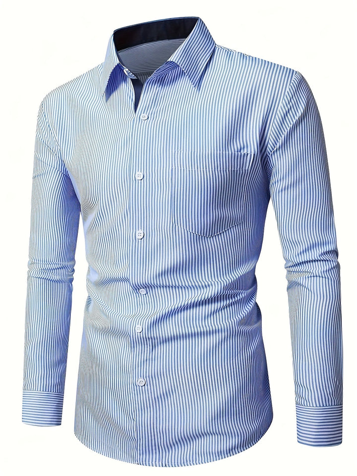 Ubaldo | Camisa de rayas manga larga