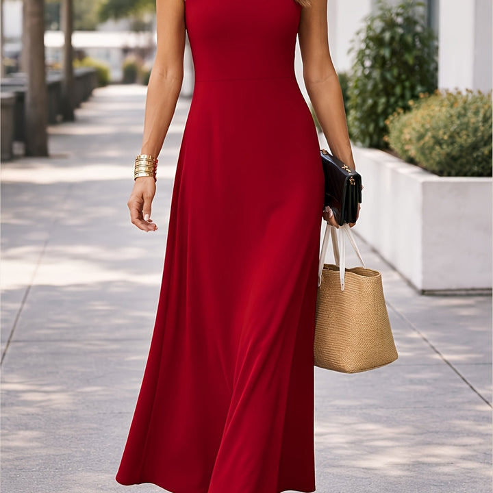 Silvia | Vestido largo sin mangas
