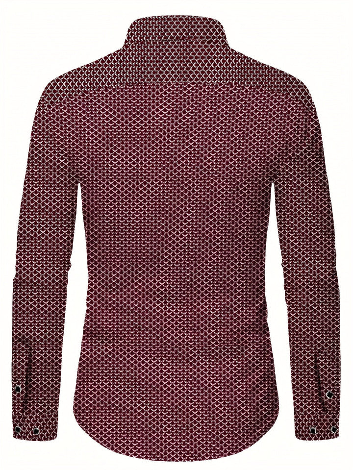 Antonio | Camisa de hombre con estampado menudo