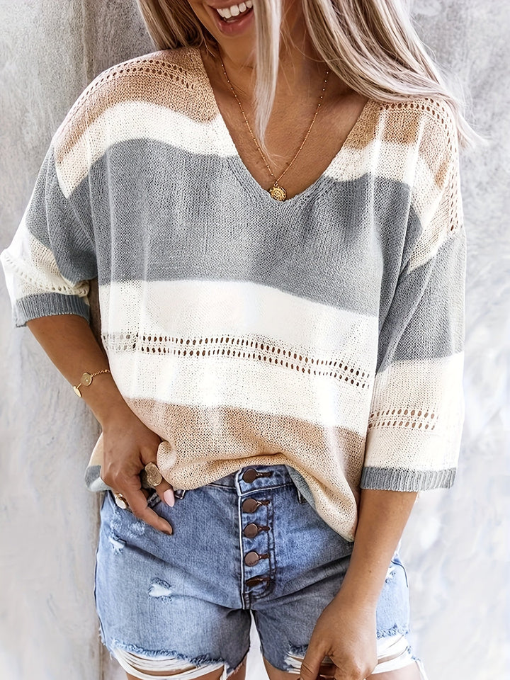 Yoselin | Sweater tejido escote V