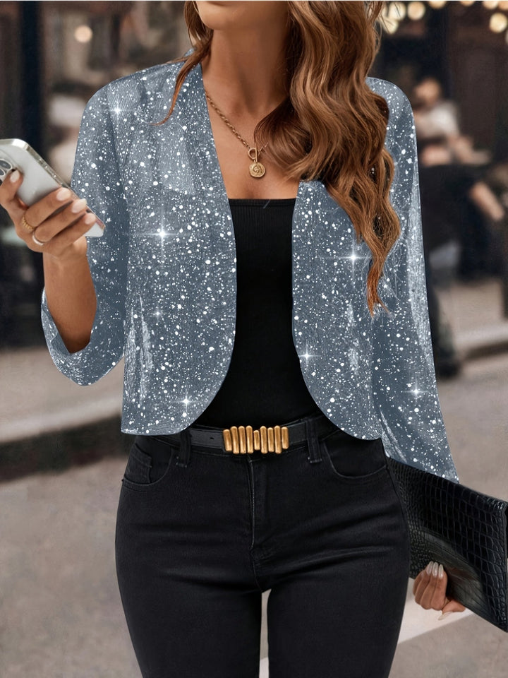 Ayaní | Chaqueta corta con brillo