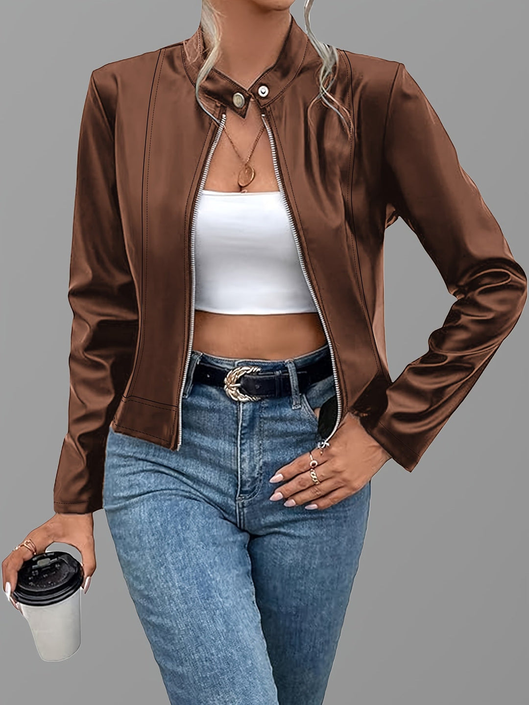 Grettel | Chaqueta corta con cierre