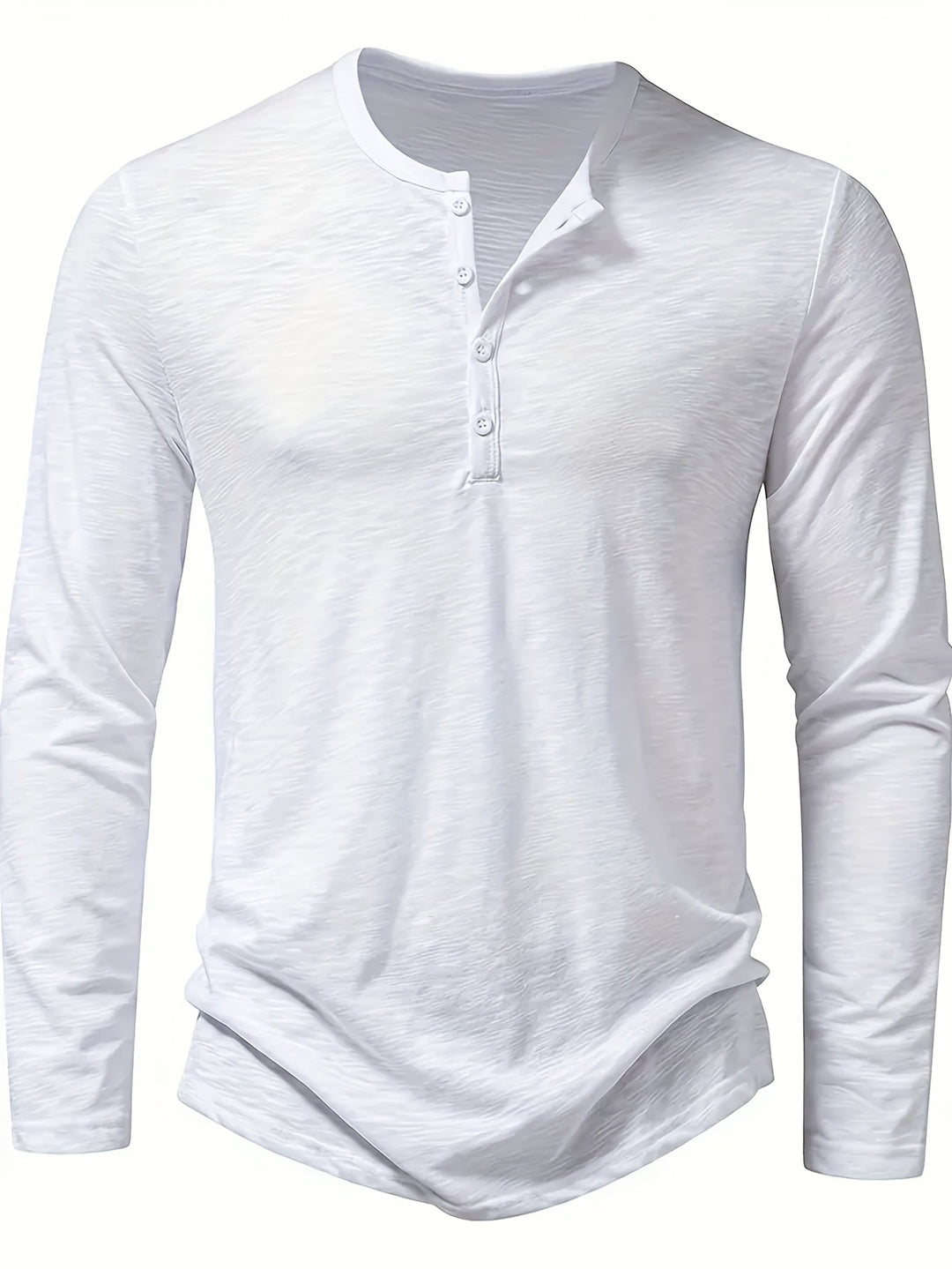 Gerardo | Polera henley de manga larga