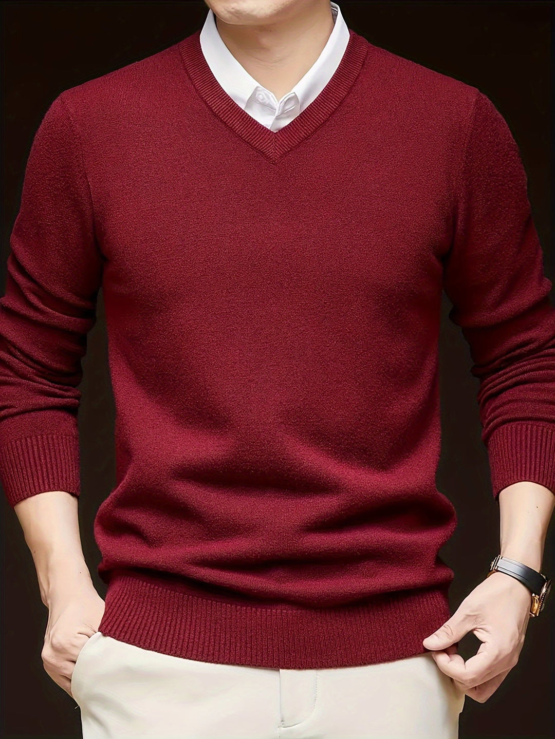 Germán | Sweater cuello V para hombre