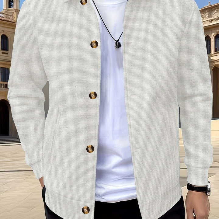 Luis | Chaqueta con botones y textura