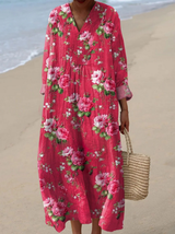 María Francisca | Vestido casual con estampado floral vintage