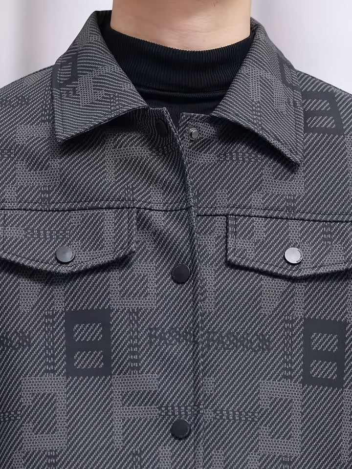Rigoberto | Chaqueta trucker estampada