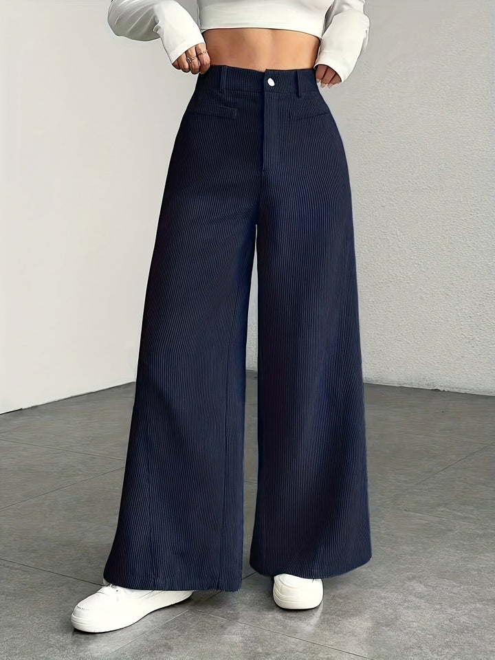 Nadine | Pantalón tiro alto pierna ancha