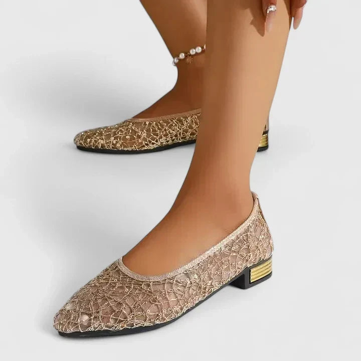 Mónica | Ballerinas de encaje en punta
