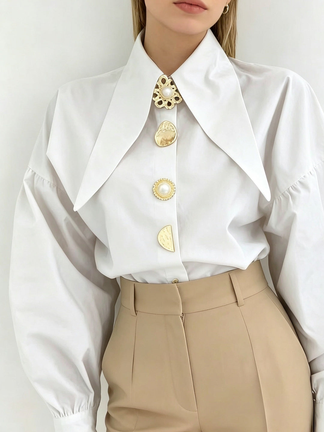 Susan | Blusa de cuello amplio
