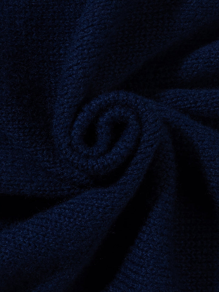 Catrilaf | Sweater de punto trenzado con bloques de color