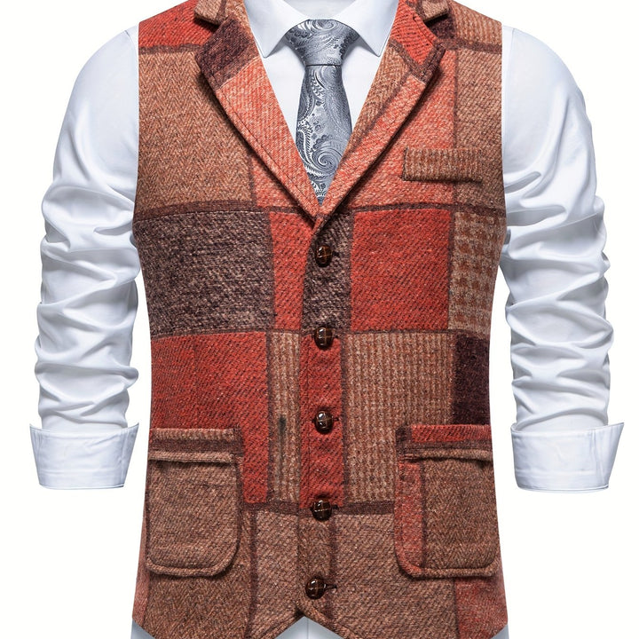 Demian | Chaleco de vestir patchwork