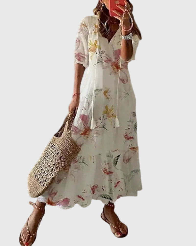 Constanza | Vestido largo boho de verano