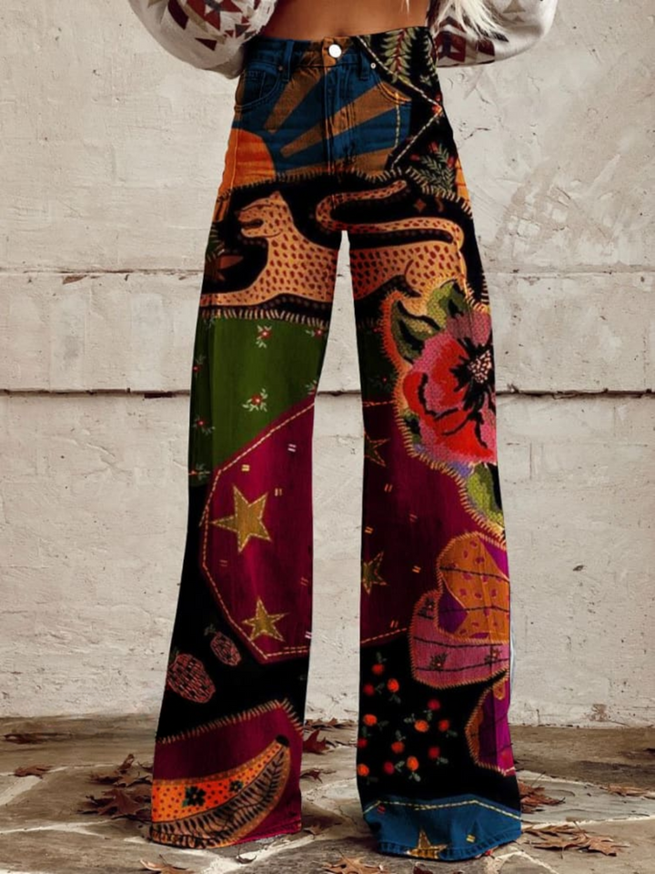 María Lorena | Pantalón bohemio estampado