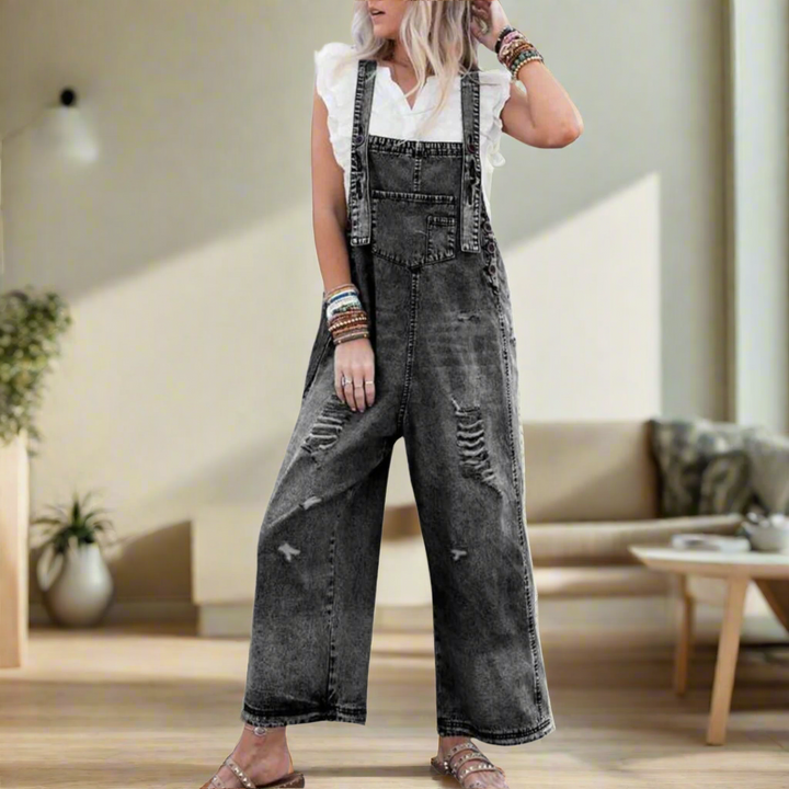 Dayana | Jumpsuit de mezclilla estilo vintage