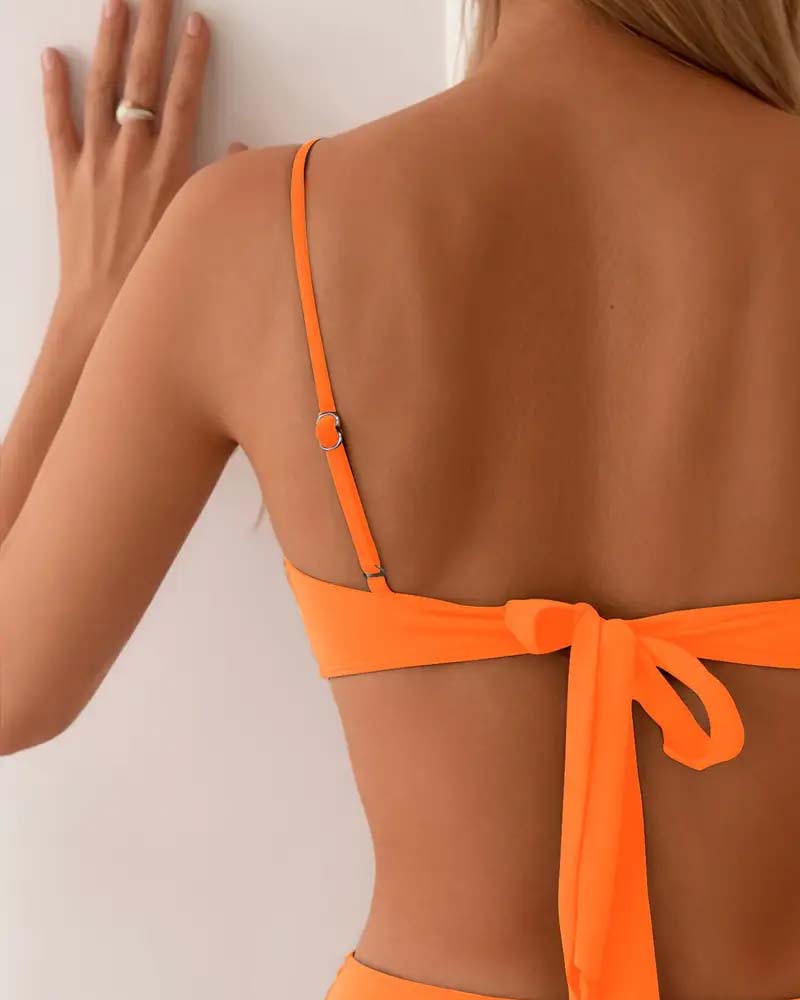 Eva | Bikini de dos piezas con detalles dorados