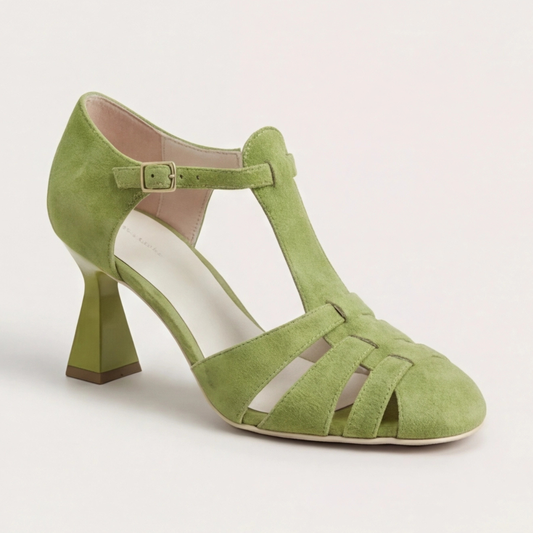 Jackeline | Zapatos de taco con tira y punta cerrada
