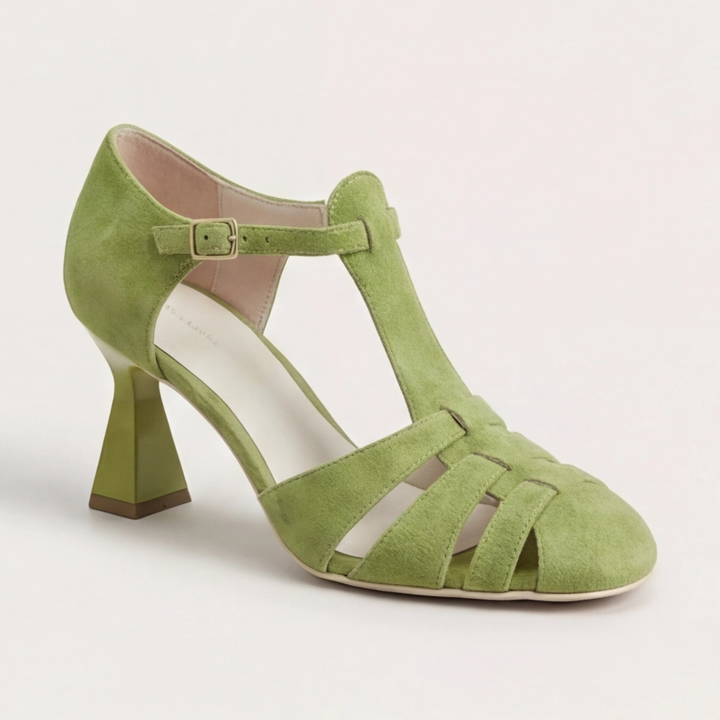 Jackeline | Zapatos de taco con tira y punta cerrada