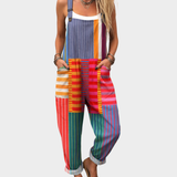 Marisa | Jardinera multicolor de pierna ancha