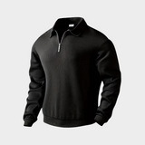 Florencio | Sweater texturado con medio cierre