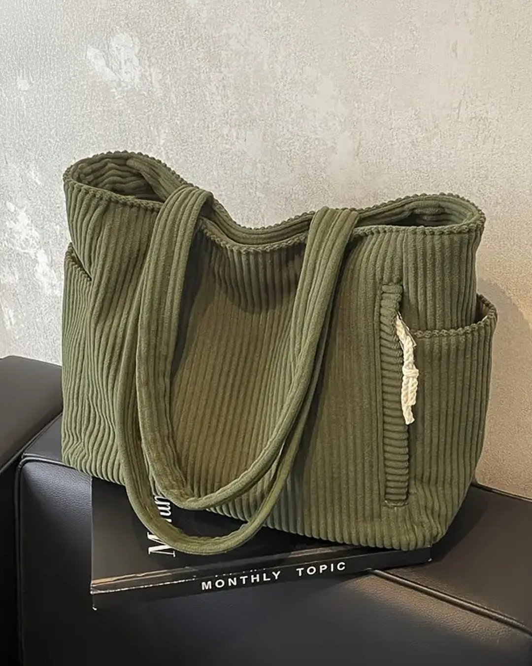 Elisa | Bolsa de Mano con Detalle de Cordón