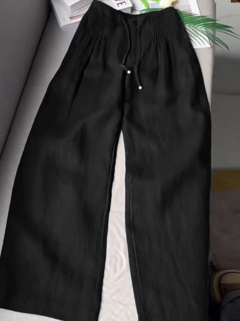 Yessica | Pantalón ancho de tiro alto