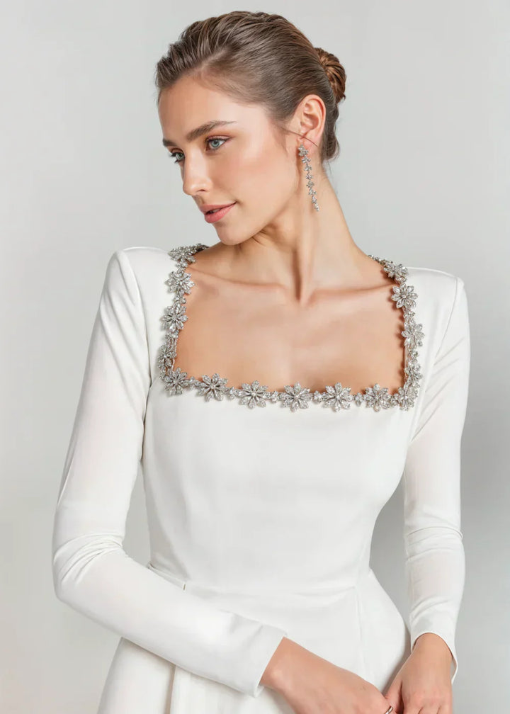 Roxana | Vestido corto de terciopelo