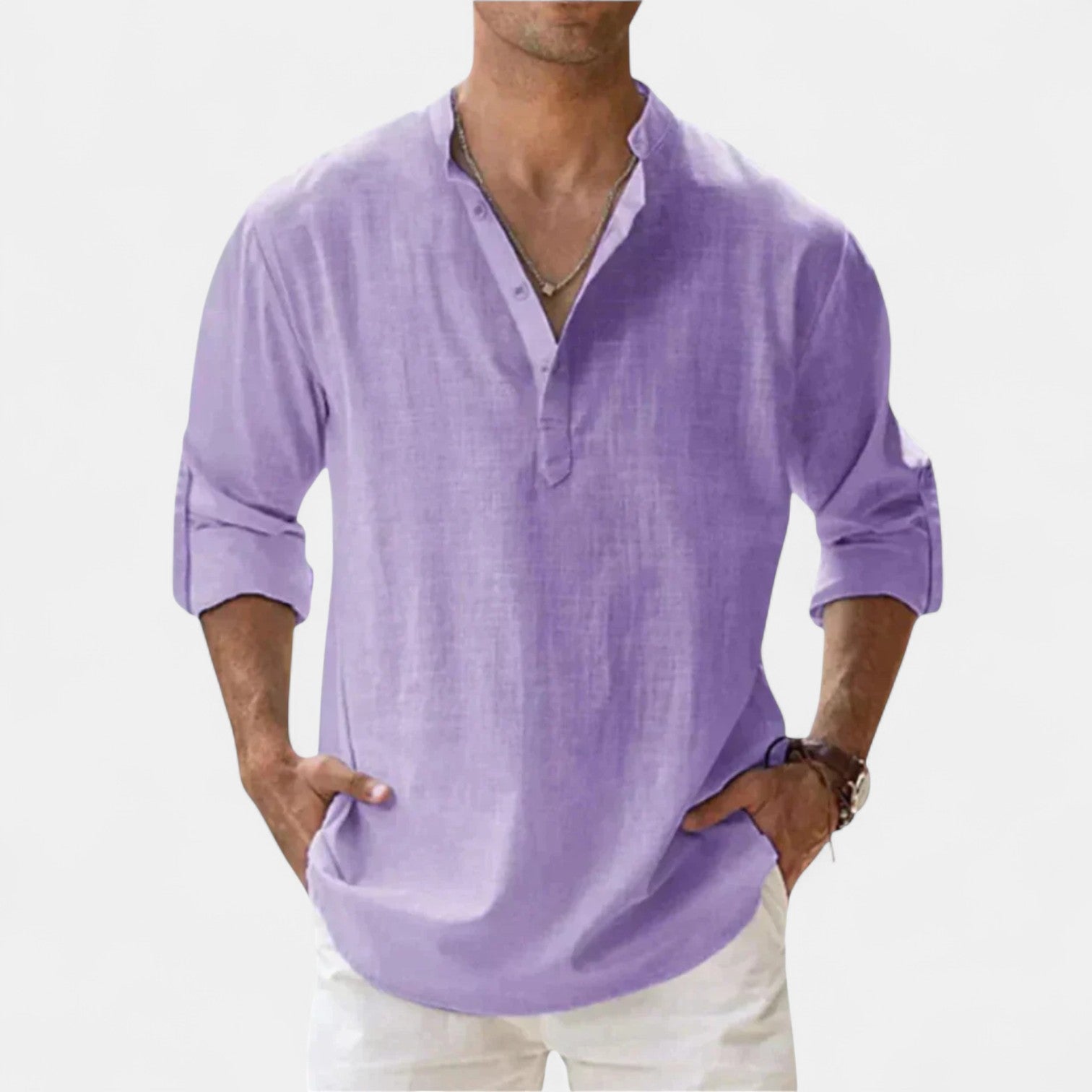 Lorenzo | Camisa Clásica de Algodón