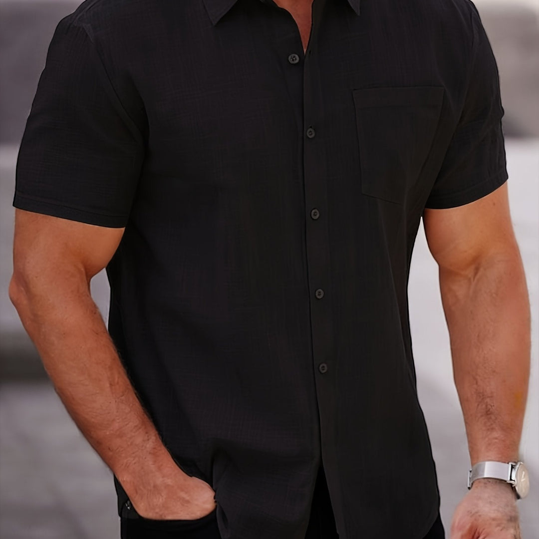 Giovanni | Camisa manga corta de corte relajado