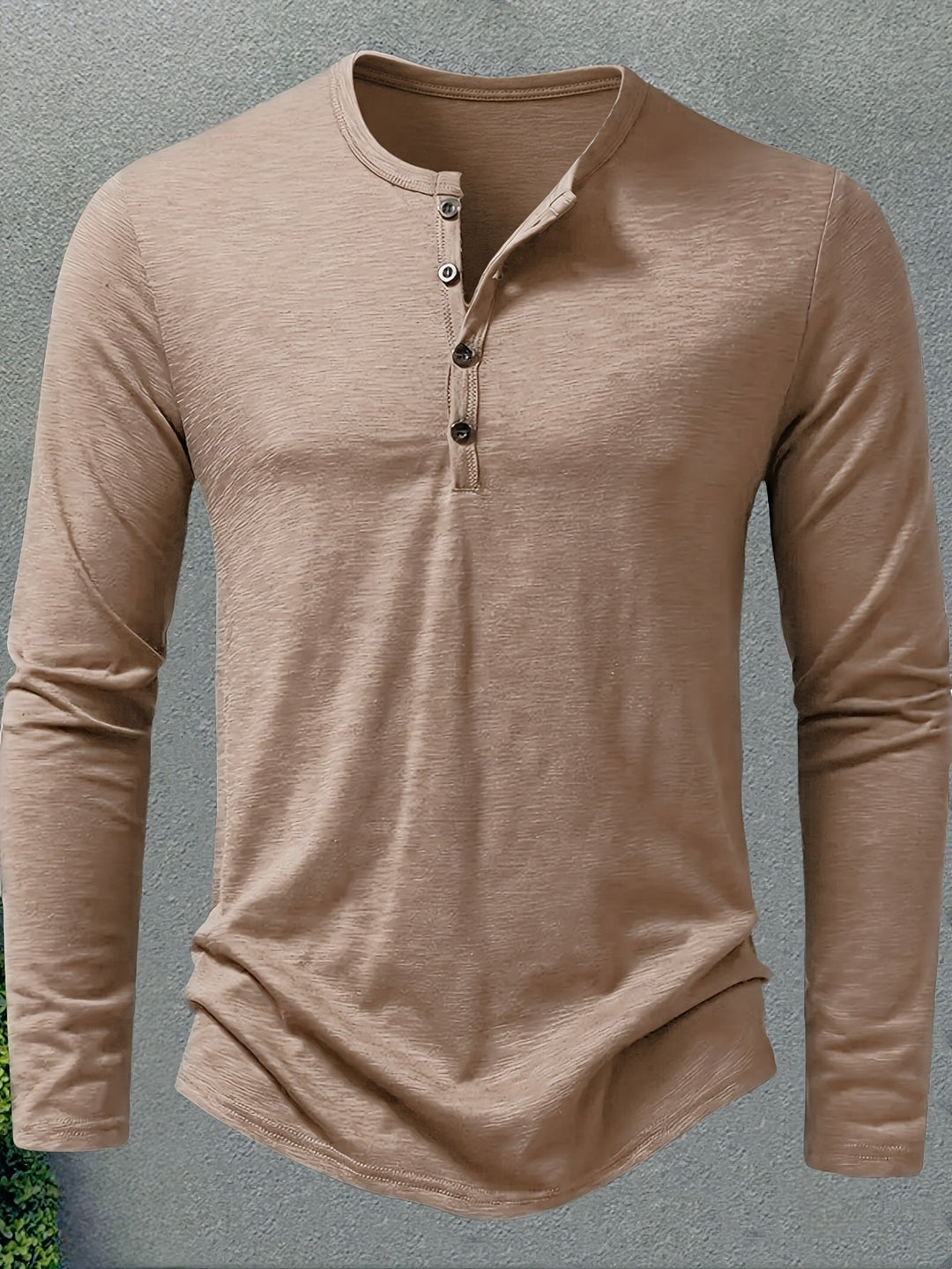 Gerardo | Polera henley de manga larga