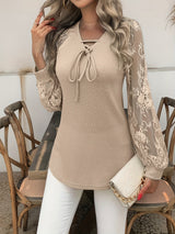 Serena | Blusa larga de mangas de encaje