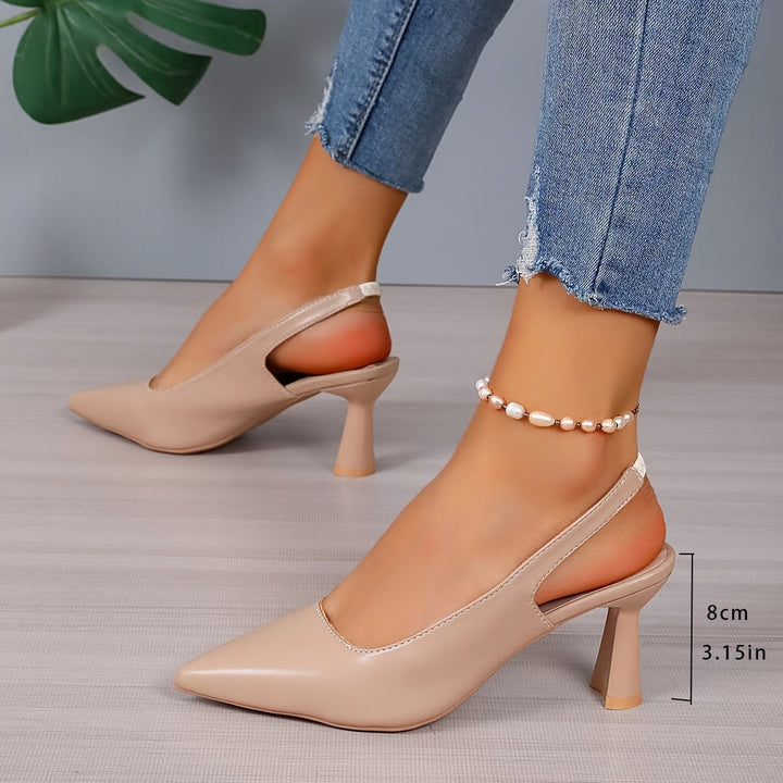 María Ester | Zapatos de taco destalonados en punta
