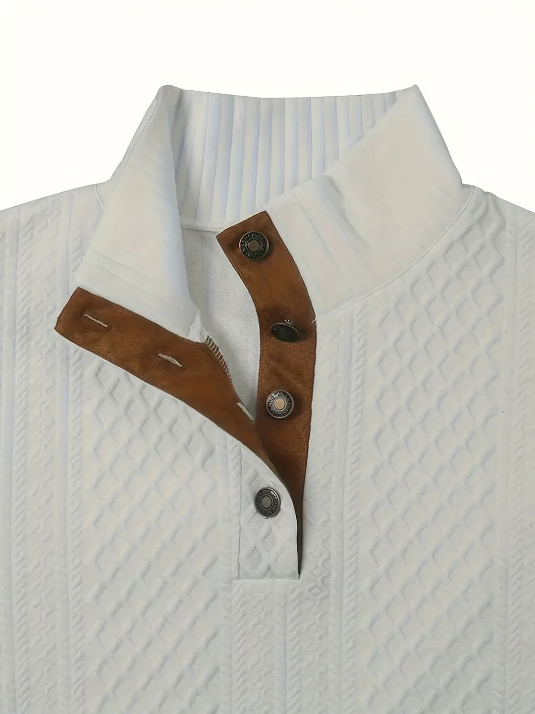 Recaredo | Sweater de cuello alto con botones