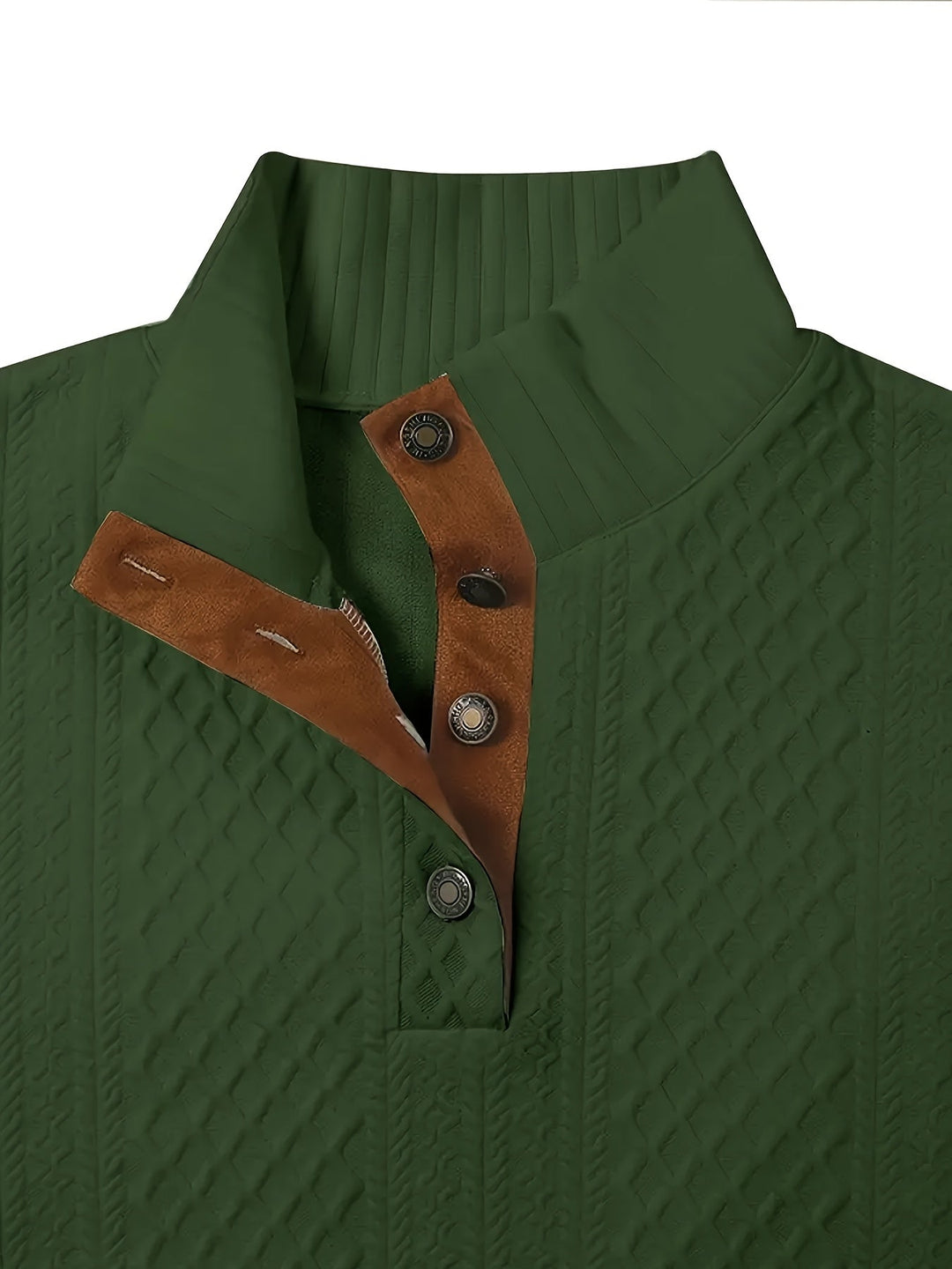 Recaredo | Sweater de cuello alto con botones