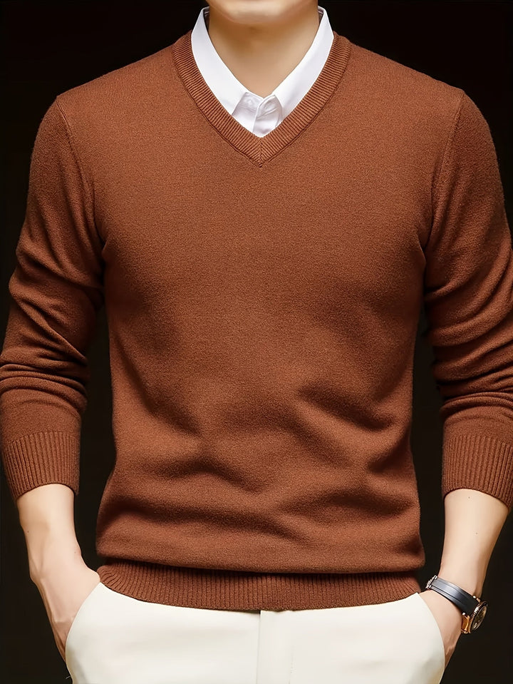 Germán | Sweater cuello V para hombre
