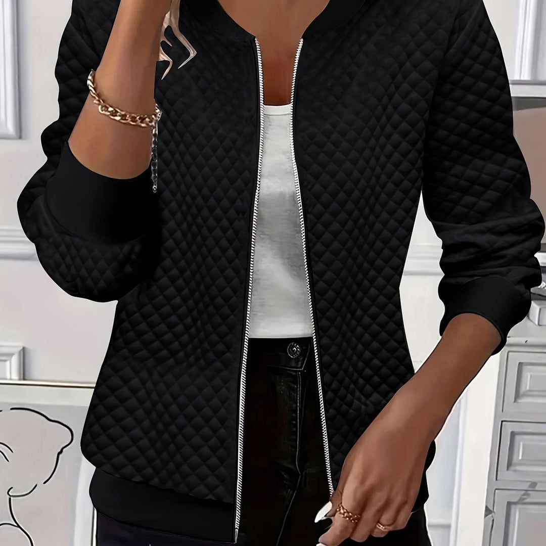 Daniela | Chaqueta con textura acolchada tipo rombo