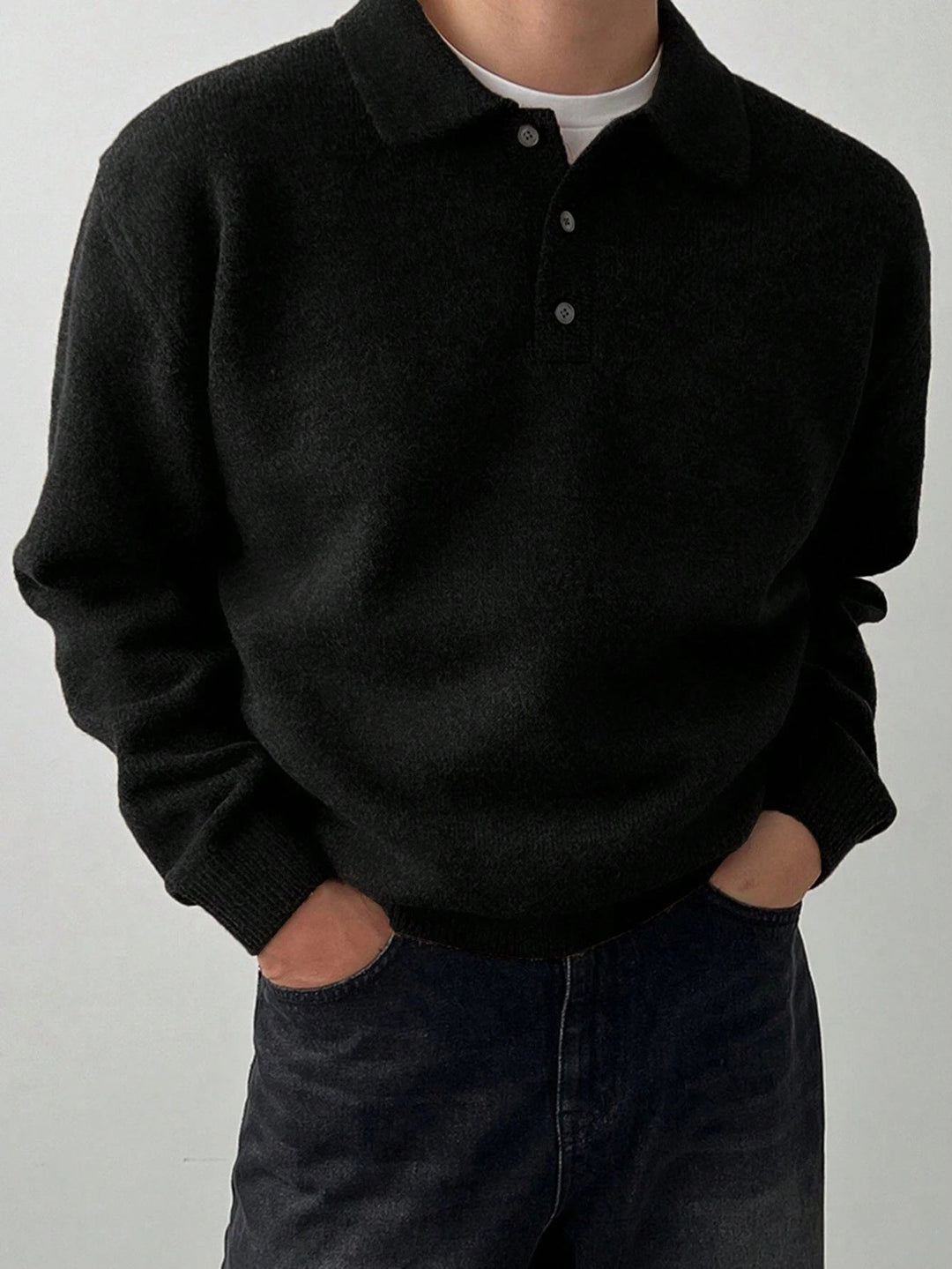 Silvio | Sweater con cuello de polo