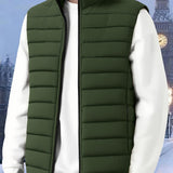 Saúl | Chaleco acolchado con cuello alto