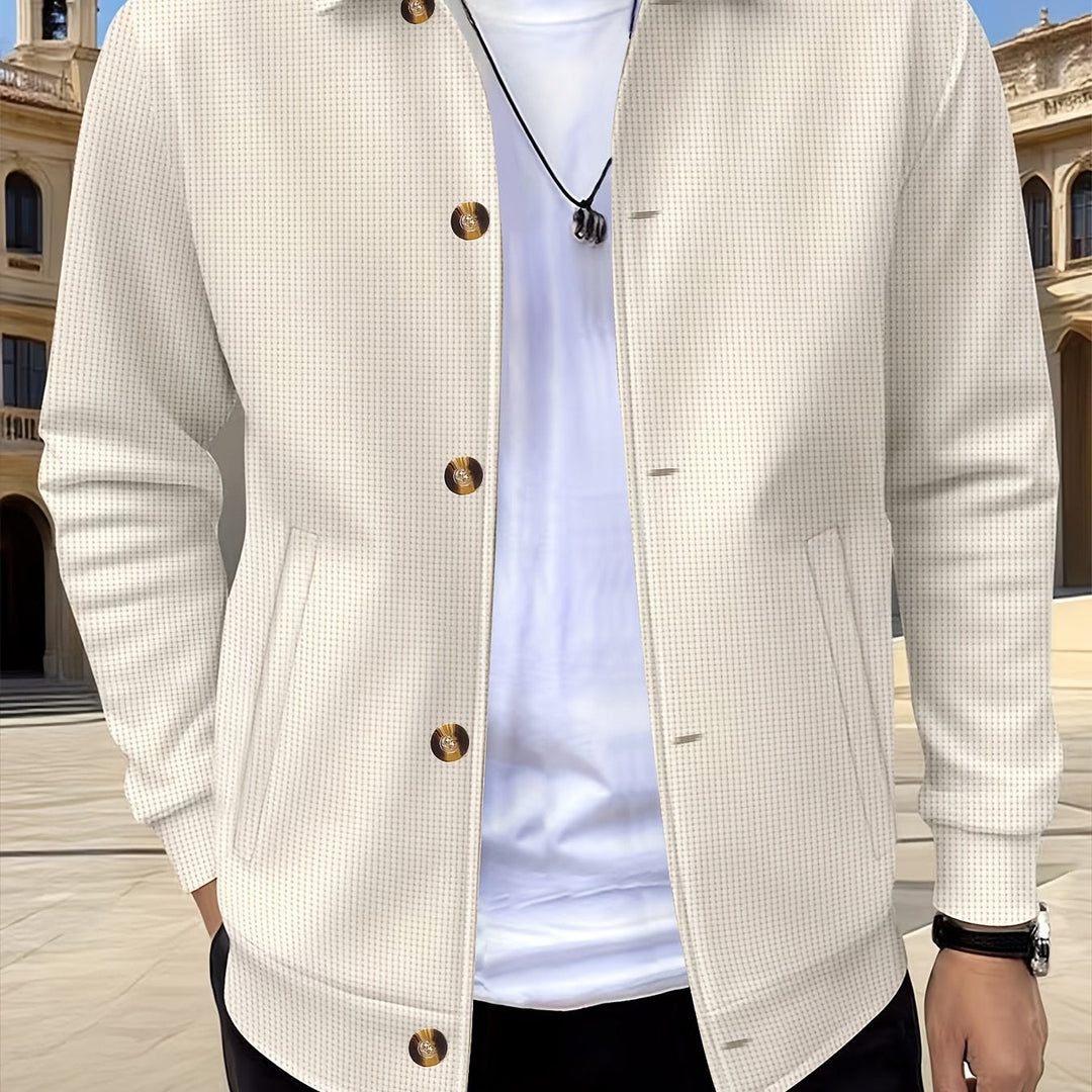 Luis | Chaqueta con botones y textura