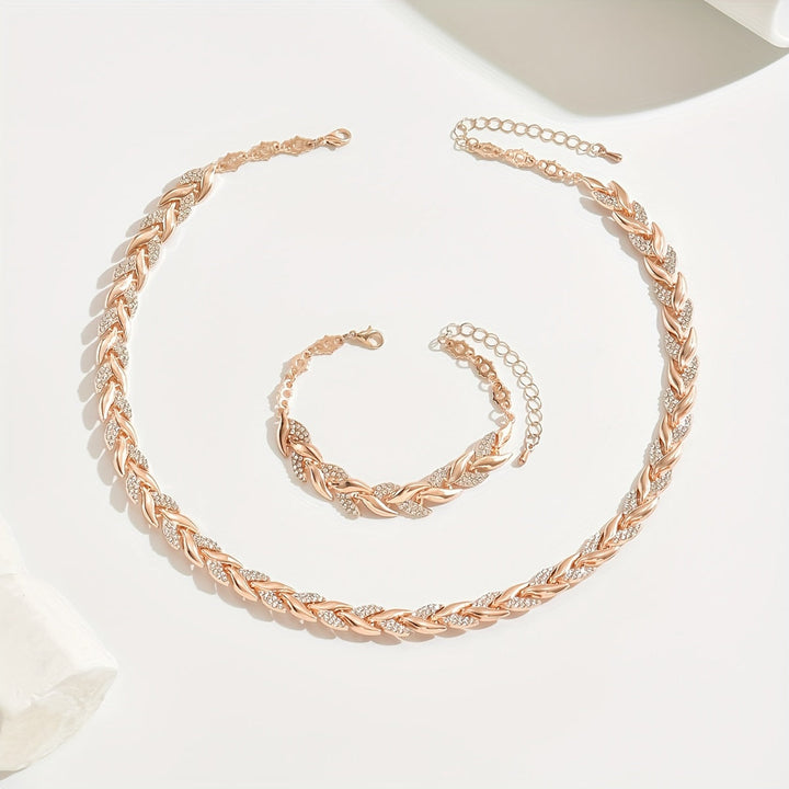 Allison | Set elegante de collar y pulsera