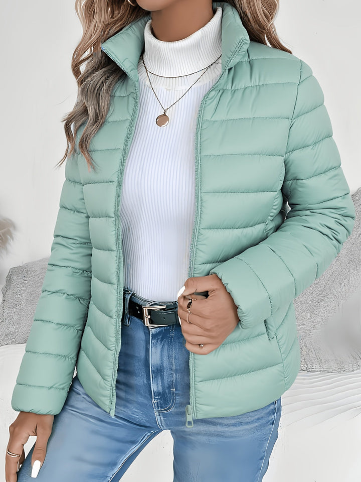 Pascale | Parka acolchada liviana con cuello alto