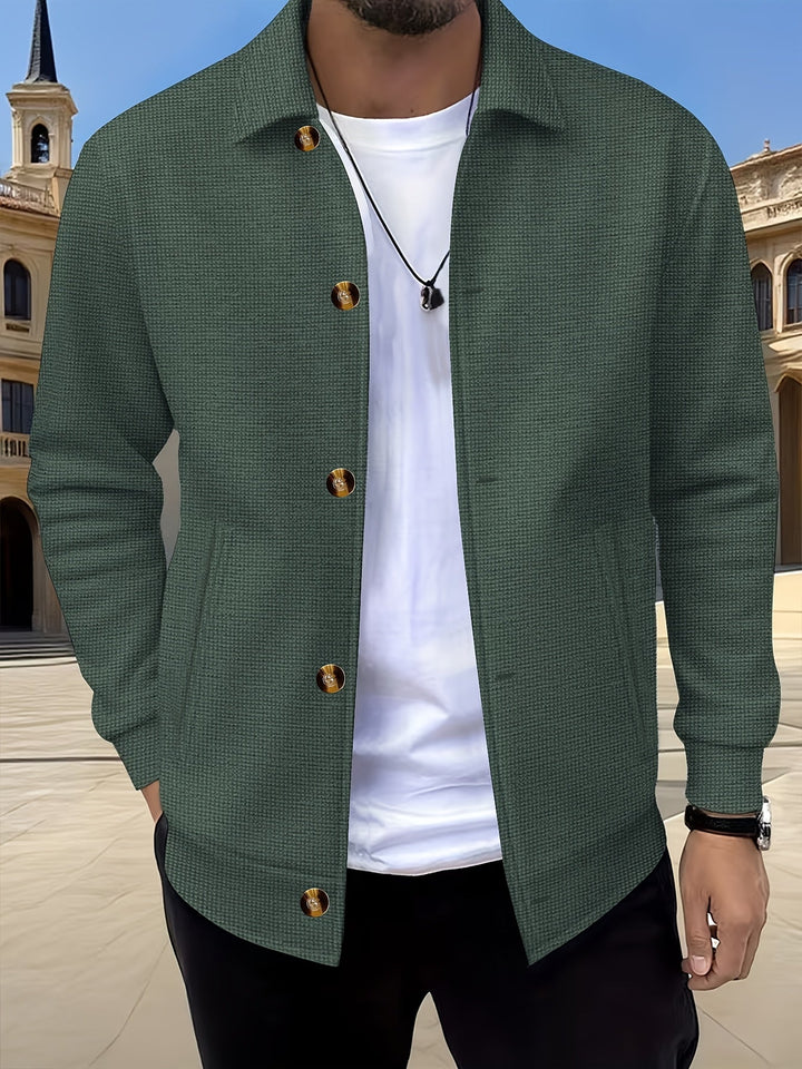 Luis | Chaqueta con botones y textura