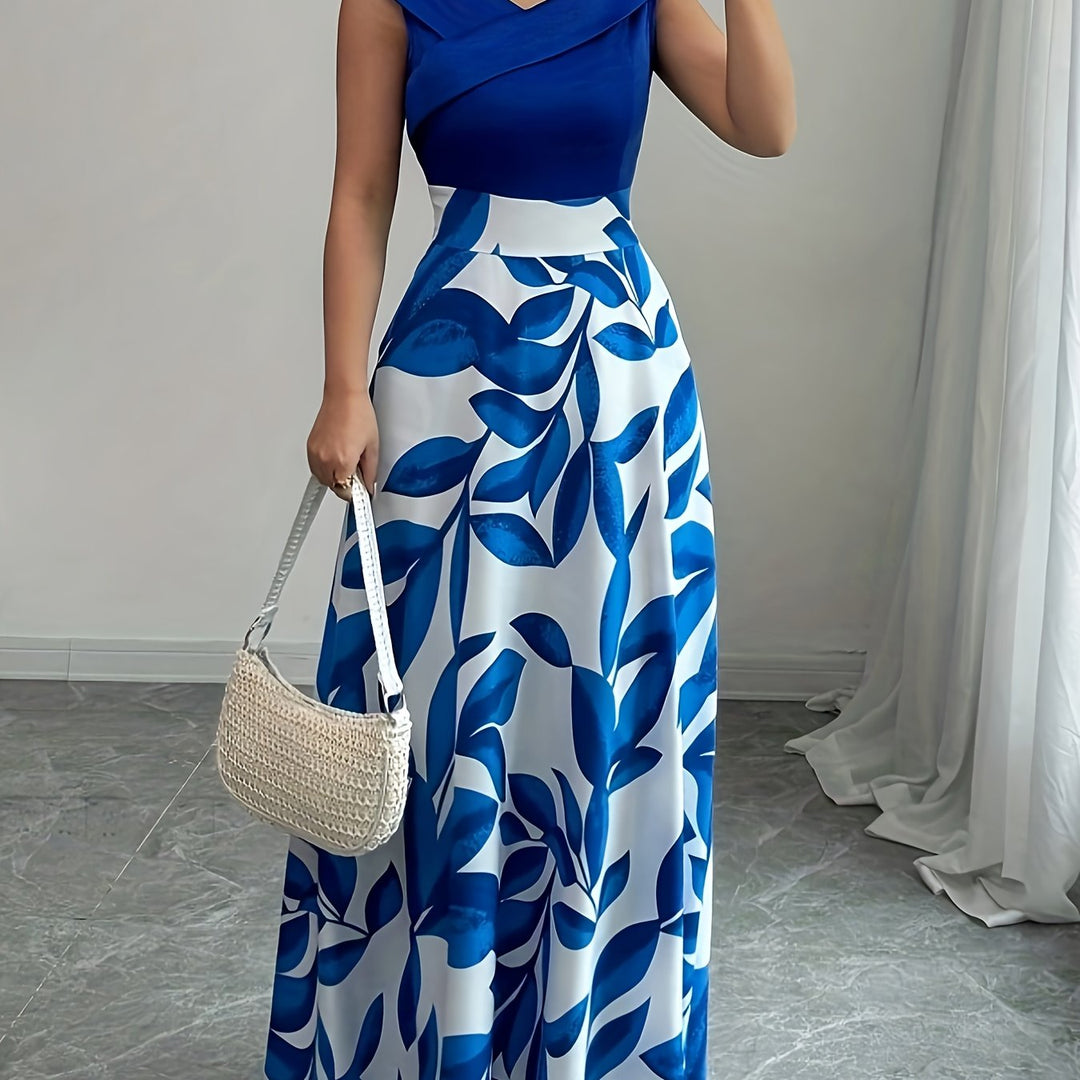 Stephanie | Vestido largo estampado