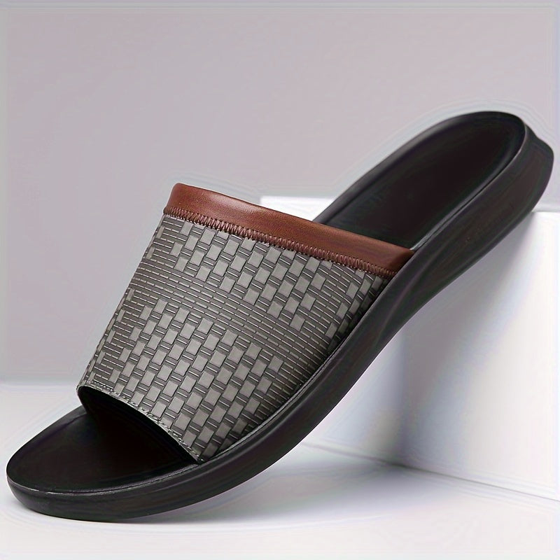 Eliseo | Sandalias slide tejidas para hombre