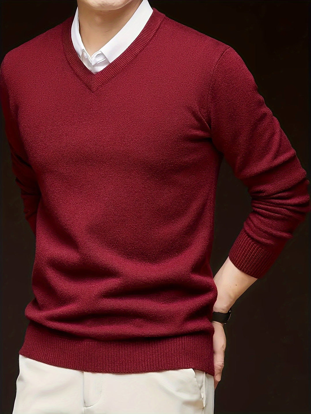 Germán | Sweater cuello V para hombre