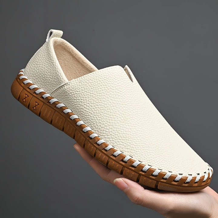 Alan | Mocasines slip-on con costura a mano